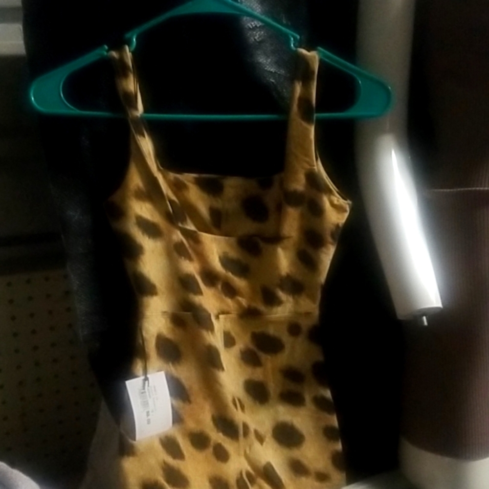Leopard cutout bodysuit